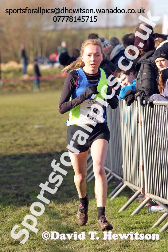 Junior womens Northern Cross Country  Championships, Pontefract. Photo: David T. Hewitson/Sports for All Pics